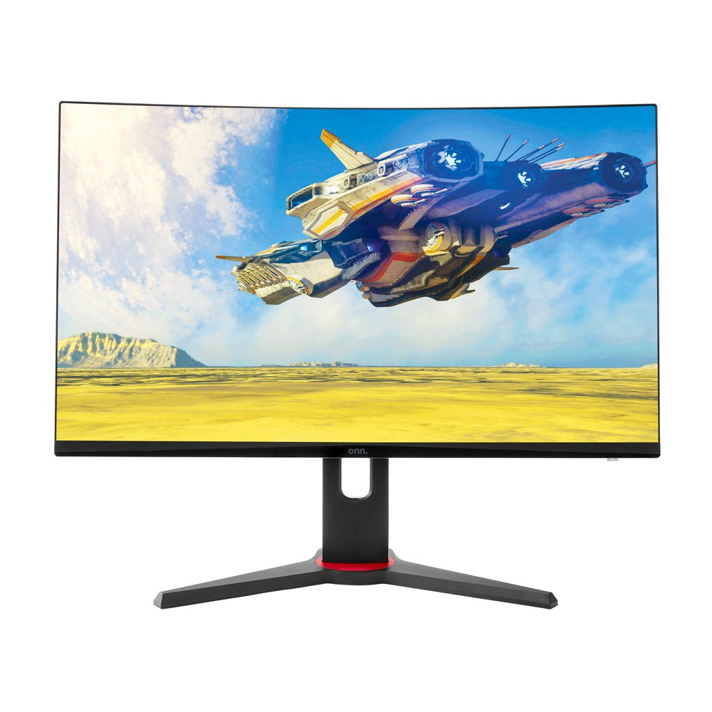 27" Curved FHD (1920 X 1080P) 165Hz 1Ms Adaptive Sync Gaming Monitor with Cables, Black, New