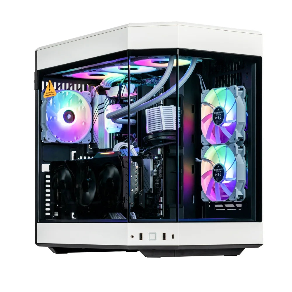 Praetix Gaming Desktop PC (14Th Gen Intel I9-14900K 2.40Ghz, Geforce RTX 4090 24GB, 32GB DDR5, 1TB Pcie SSD + 1TB HDD, 360Mm AIO, RGB Fans, 1000W PSU, Wifi 6, Win 10 Home) VELZ0076