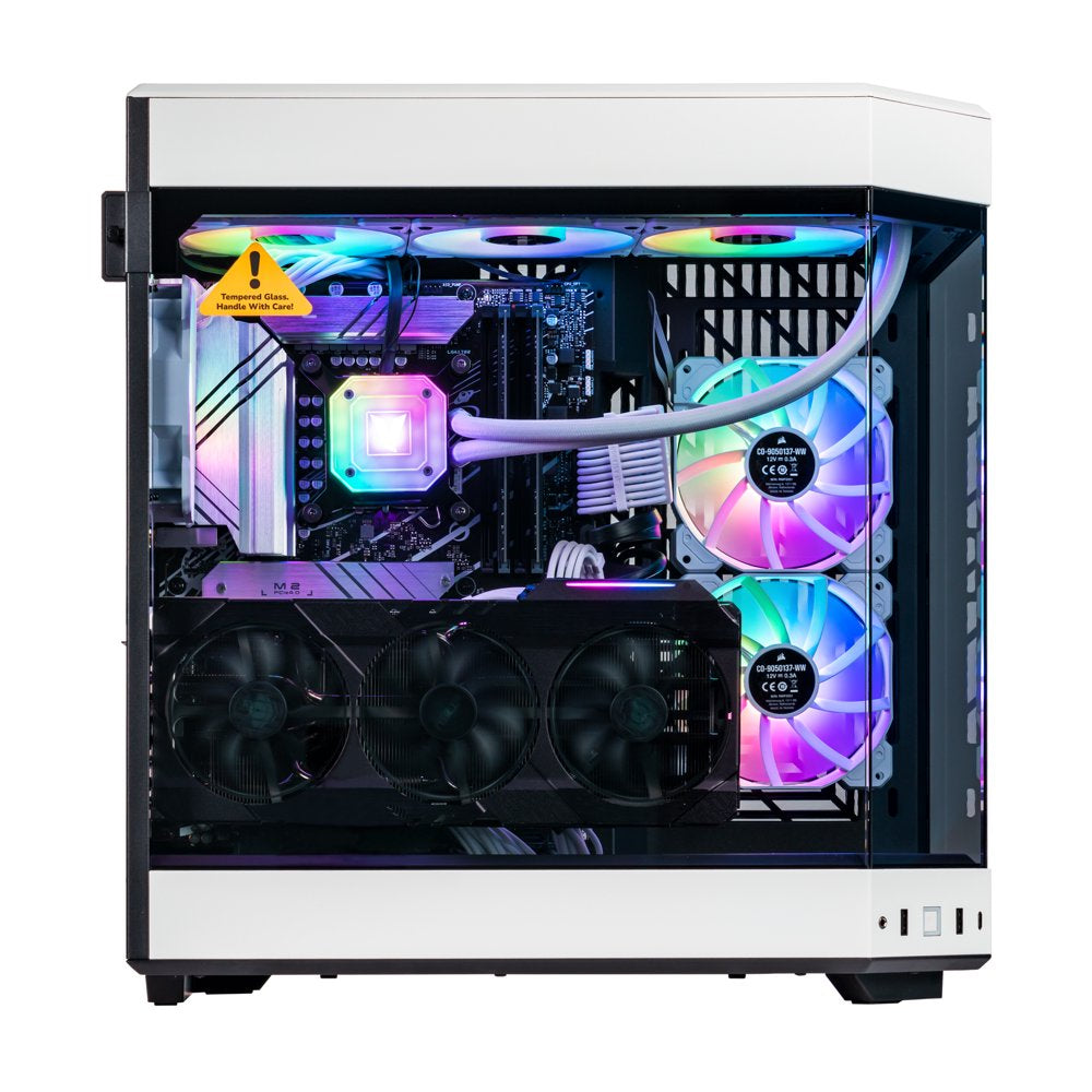 Praetix Gaming Desktop PC (14Th Gen Intel I9-14900K 2.40Ghz, Geforce RTX 4090 24GB, 32GB DDR5, 1TB Pcie SSD + 1TB HDD, 360Mm AIO, RGB Fans, 1000W PSU, Wifi 6, Win 10 Home) VELZ0076