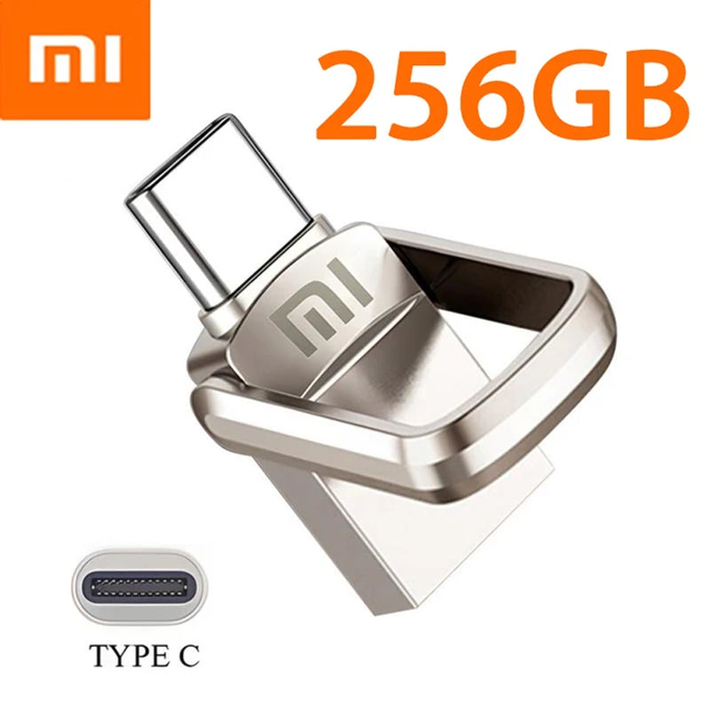 U Disk 2TB 1TB USB 3.1 Type-C Interface 256GB 128GB 512GB Mobile Phone Computer Mutual Transmission Portable USB Memory